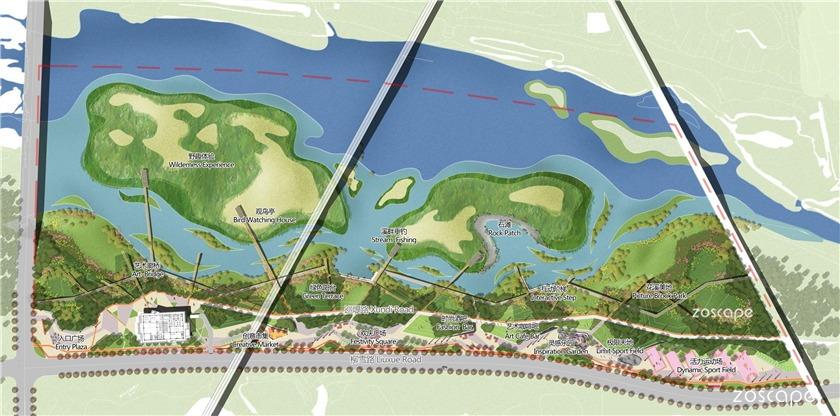 西安市灞桥生态湿地公园全套景观规划文本_方案文本_zoscape-建筑园林